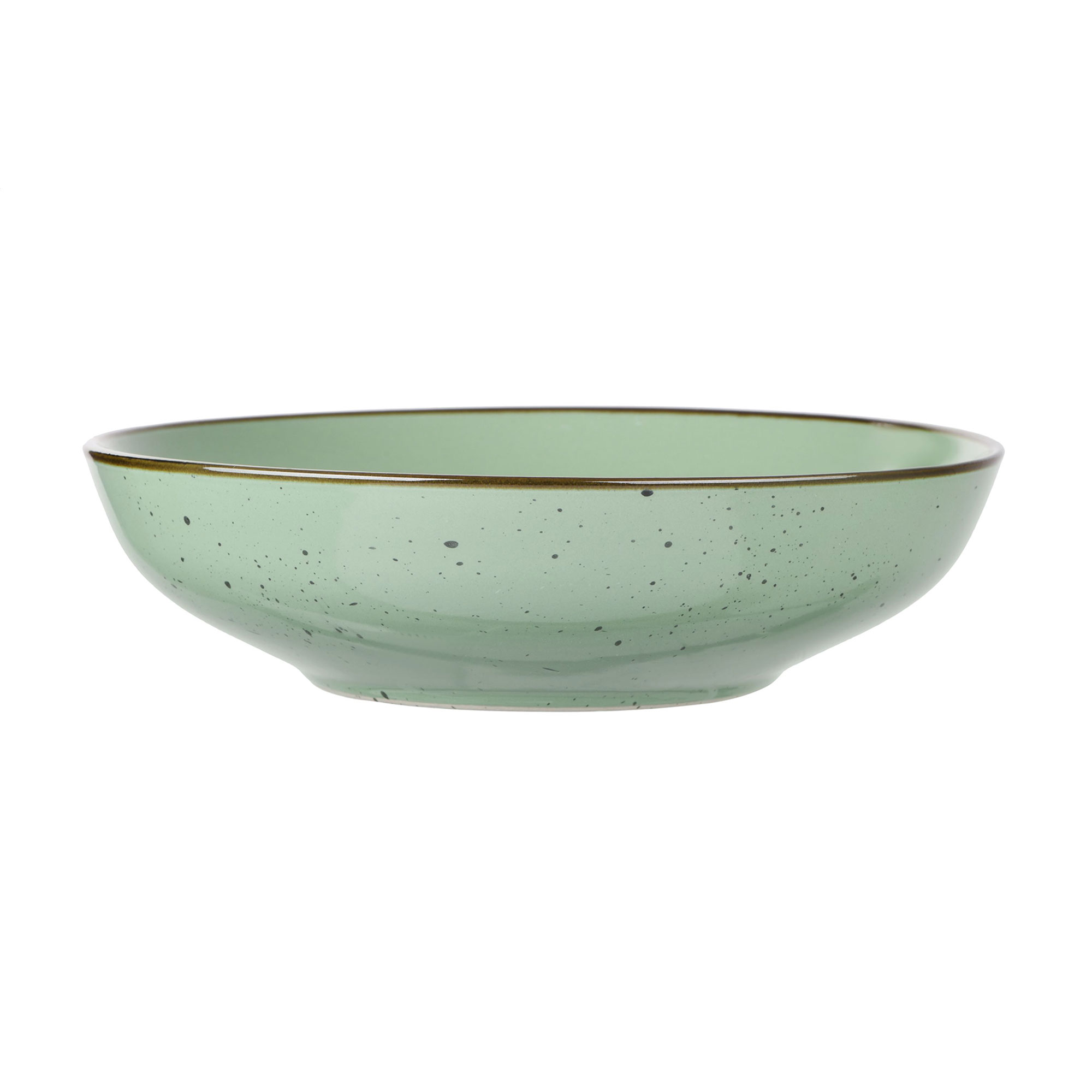 Тарілка супова Ardesto Bagheria керамічна, Pastel Green, 20 см (AR2920GGC)