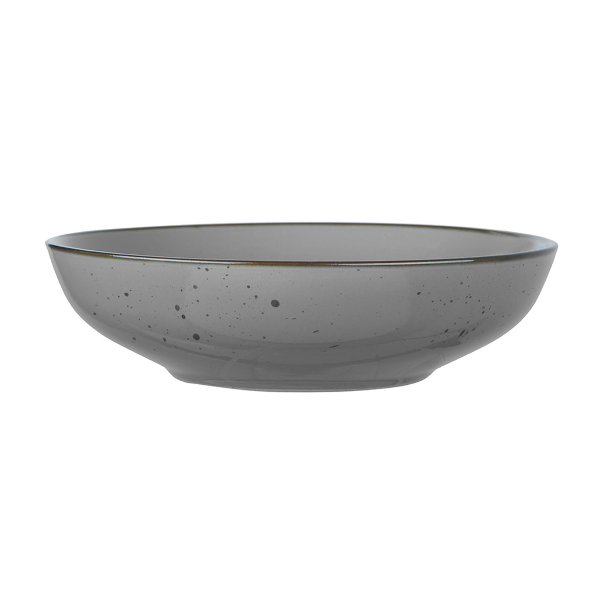 Тарілка супова Ardesto Bagheria кераміка, Grey, 20 см (AR2920GREY)